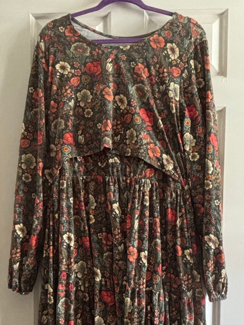 Long Sleeve Floral Dress